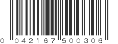 UPC 042167500306