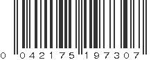 UPC 042175197307