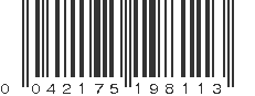 UPC 042175198113