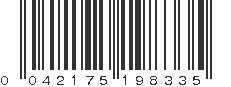 UPC 042175198335