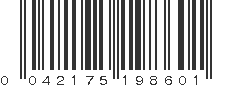 UPC 042175198601