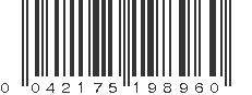 UPC 042175198960