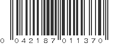 UPC 042187011370