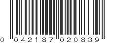 UPC 042187020839