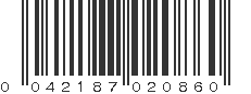 UPC 042187020860