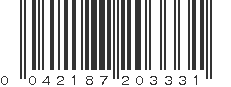 UPC 042187203331