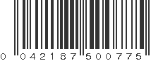 UPC 042187500775