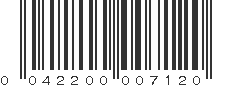 UPC 042200007120