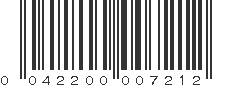 UPC 042200007212