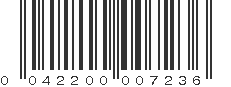 UPC 042200007236