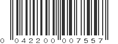 UPC 042200007557