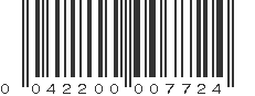 UPC 042200007724