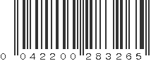 UPC 042200283265