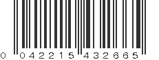 UPC 042215432665