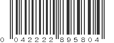 UPC 042222895804