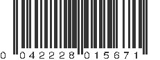 UPC 042228015671