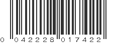 UPC 042228017422