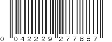 UPC 042229277887