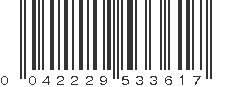 UPC 042229533617