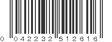 UPC 042232512616