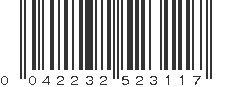 UPC 042232523117