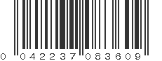 UPC 042237083609