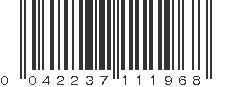 UPC 042237111968