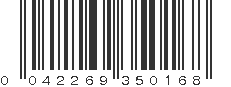 UPC 042269350168