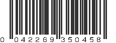 UPC 042269350458