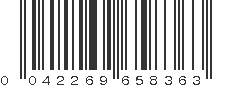 UPC 042269658363