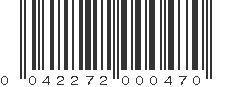 UPC 042272000470