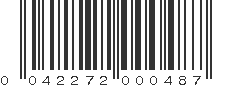 UPC 042272000487