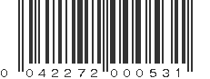 UPC 042272000531