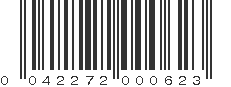 UPC 042272000623