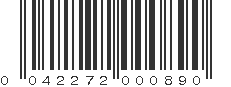 UPC 042272000890