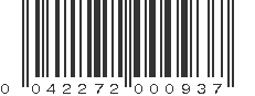 UPC 042272000937