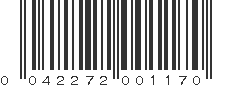 UPC 042272001170