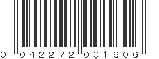 UPC 042272001606