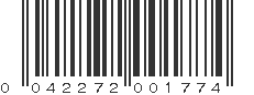 UPC 042272001774