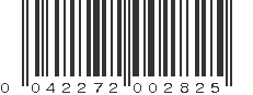 UPC 042272002825