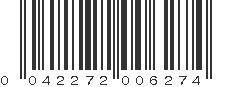 UPC 042272006274