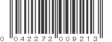 UPC 042272009213