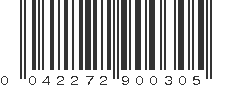 UPC 042272900305