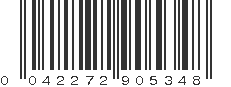 UPC 042272905348