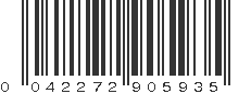 UPC 042272905935