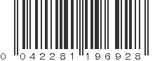 UPC 042281196928