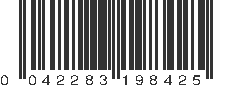 UPC 042283198425