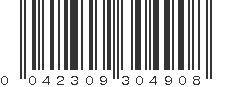 UPC 042309304908