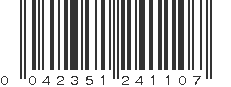 UPC 042351241107