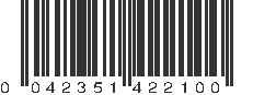 UPC 042351422100